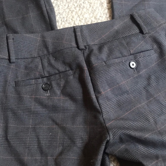 LOFT Plaid Bootcut Trousers - Picture 6 of 7